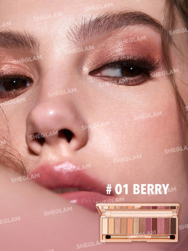 پالت سایه ۱۲ رنگ | 12-Color Eyeshadow Palette